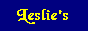Leslie's Home Page